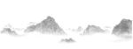水墨山