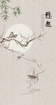 玄关梅花装饰画图片