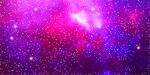 红色唯美星空
