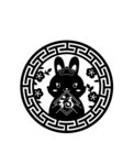 圆形兔子