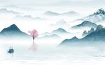 新款 意境山水新画 TIF分层