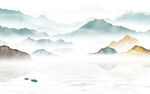 高清 意境山水新画 TIF分层