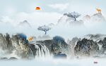 简约 新高端山水画 tIF分层