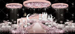 粉色婚礼设计图片