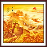 金色长城风景