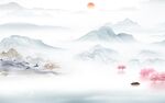 大气 意境最新山水 tif分层