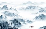 最新 中式沙发山水 Tif分层