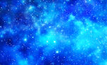 高清蓝色星空