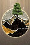 现代抽象肌理侘寂风装饰画