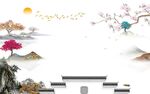 高端 背景新山水画 tIF分层