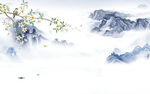 国风 爆款中式山水 tif分层