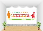 教师育人文化墙