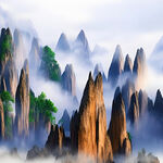 山水风景画