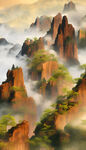 山水风景画