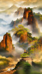 山水风景画