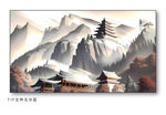 国画山水画