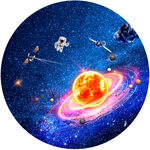 圆形星空