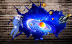 宇宙星空背景墙