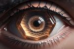 逼真的瞳孔