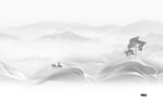别墅 灰色人气山水 TIf分层