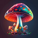 3D时尚蘑菇小屋