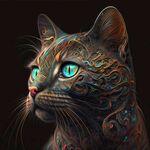 创意猫脸