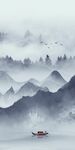 别墅 新山水玄关画 TiF分层
