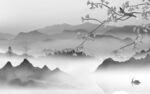 现代 客厅爆款山水 tif分层