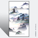 抽象山水画
