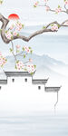 现代 玄关风景山水 TIf分层