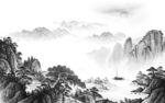 高档 中式意境山水 TiF分层