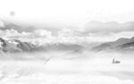 人气 高雅灰色山水 TiF分层