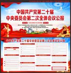 二十届中央委员会第二次全体会议