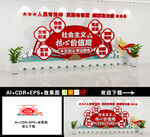 核心价值观文化墙