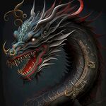 彩绘中国龙