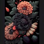 牡丹花装饰画