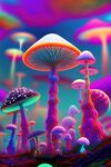 卡通创意蘑菇