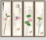 水墨荷花