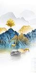 新品 山水意境玄关 TIF分层