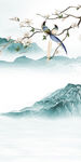 大气 山水意境玄关 TIF分层