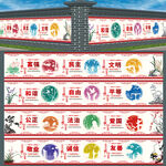  核心价值观围档