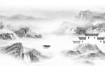 最新 中式新无框画 tIF分层