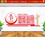 伟大建党精神文化墙
