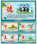 学校教育展板