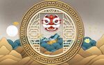 新中式背景墙  