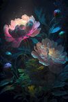 发光花朵