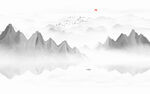 意境写意山水画