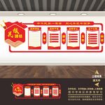 五个认同文化墙