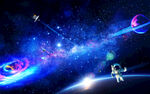 宇宙星球星空背景