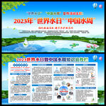 2023中国水周宣传栏